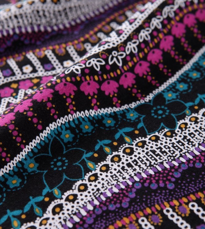 printed polyester rayon spandex fabric