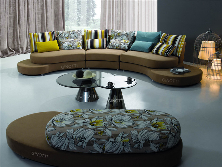 Luxury Round Corner Sofa Italian Fabric Design Of Gps1019 From Round Corner Sofa Italian Fabric Design Of Gps1019 Luxury