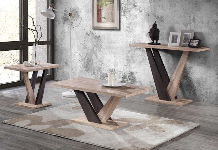 CARLA COFFEE TABLE + END TABLE + CONSOLE TABLE
